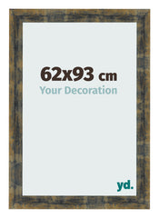 Fotokader 62x93cm Blauw Goud Gemeleerd MDF Pisa Voorzijde Maat | Yourdecoration.be