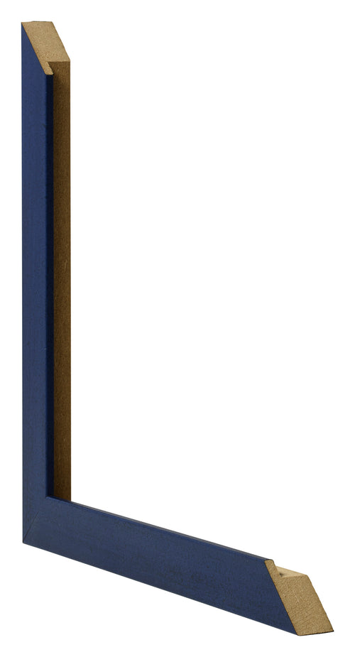Fotokader 62x93cm Donkerblauw Geveegd MDF Bologna Detail Doorsnede | Yourdecoration.be