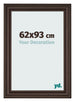 Fotokader 62x93cm Eiken Donker MDF Lazio Voorzijde Maat | Yourdecoration.be