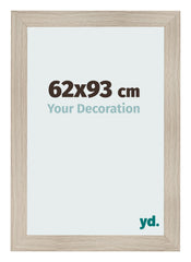 Fotokader 62x93cm Eiken Licht MDF Pisa Voorzijde Maat | Yourdecoration.be