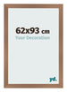 Fotokader 62x93cm Koper Decor MDF Bologna Voorzijde Maat | Yourdecoration.be