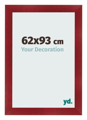 Fotokader 62x93cm Wijnrood Geveegd MDF Pisa Voorzijde Maat | Yourdecoration.be