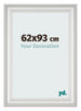 Fotokader 62x93cm Wit Geveegd MDF Lazio Voorzijde Maat | Yourdecoration.be