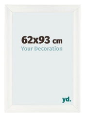 Fotokader 62x93cm Wit Geveegd MDF Pisa Voorzijde Maat | Yourdecoration.be