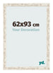 Fotokader 62x93cm Wit Vintage MDF Bologna Voorzijde Maat | Yourdecoration.be