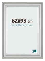Fotokader 62x93cm Zilver Mat MDF Lazio Voorzijde Maat | Yourdecoration.be