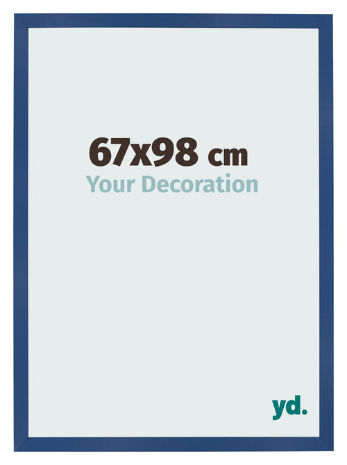 Fotokader 67x98 cm Donkerblauw MDF Bologna Voorzijde Maat | Yourdecoration.be