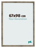 Fotokader 67x98 cm Metaal Vintage MDF Bologna Voorzijde Maat | Yourdecoration.be