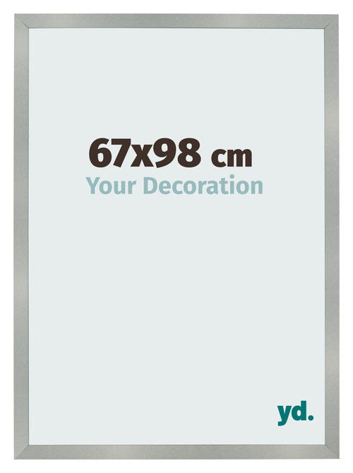 Fotokader 67x98cm Aluminium Geborsteld MDF Bologna Voorzijde Maat | Yourdecoration.be
