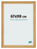 Fotokader 67x98cm Dennen Houtnerf MDF Lazio Voorzijde Maat | Yourdecoration.be