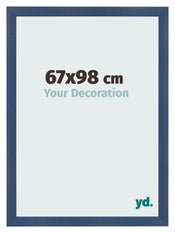 Fotokader 67x98cm Donkerblauw Geveegd MDF Pisa Voorzijde Maat | Yourdecoration.be