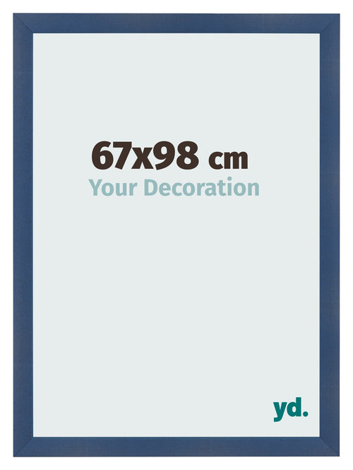 Fotokader 67x98cm Donkerblauw Geveegd MDF Pisa Voorzijde Maat | Yourdecoration.be