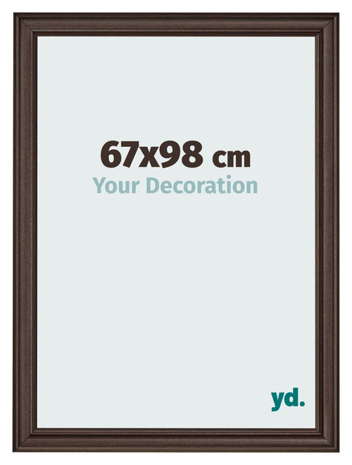 Fotokader 67x98cm Eiken Donker MDF Lazio Voorzijde Maat | Yourdecoration.be