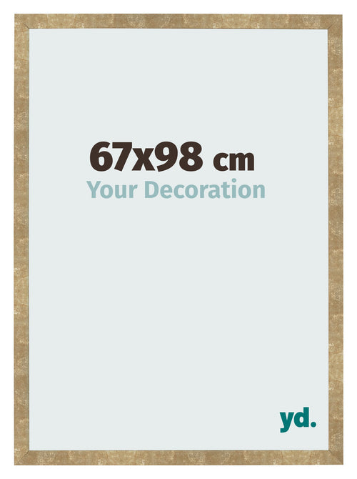 Fotokader 67x98cm Goud Antiek MDF Bologna Voorzijde Maat | Yourdecoration.be