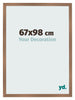 Fotokader 67x98cm Koper Decor MDF Bologna Voorzijde Maat | Yourdecoration.be
