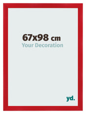 Fotokader 67x98cm Rood MDF Pisa Voorzijde Maat | Yourdecoration.be