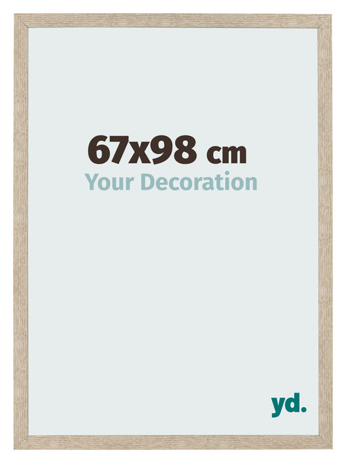 Fotokader 67x98cm Sonoma Eiken MDF Bologna Voorzijde Maat | Yourdecoration.be