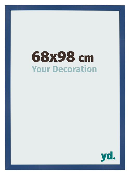 Fotokader 68x98 cm Donkerblauw MDF Bologna Voorzijde Maat | Yourdecoration.be