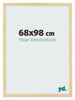 Fotokader 68x98cm Beuken Decor MDF Bologna Voorzijde Maat | Yourdecoration.be