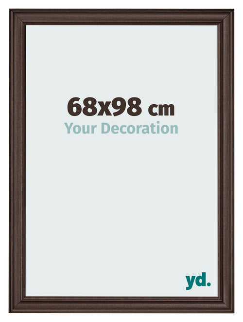 Fotokader 68x98cm Eiken Donker MDF Lazio Voorzijde Maat | Yourdecoration.be