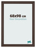 Fotokader 68x98cm Eiken Donker MDF Lazio Voorzijde Maat | Yourdecoration.be