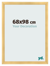 Fotokader 68x98cm Goud Mat MDF Pisa Voorzijde Maat | Yourdecoration.be