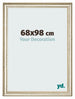 Fotokader 68x98cm Metaalglans MDF Lazio Voorzijde Maat | Yourdecoration.be