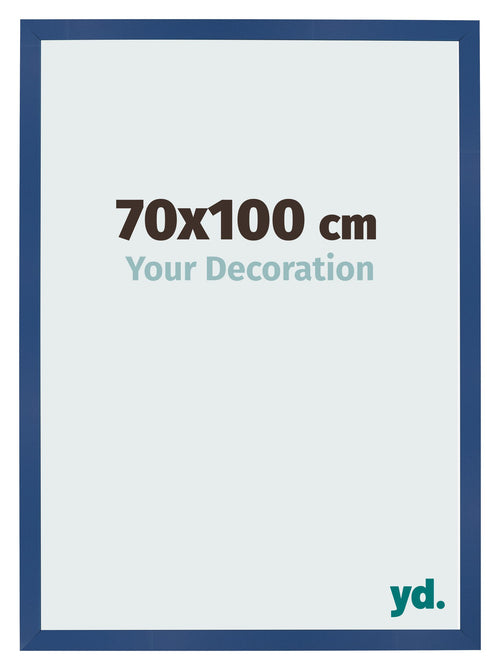 Fotokader 70x100 cm Donkerblauw MDF Bologna Voorzijde Maat | Yourdecoration.be