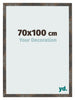 Fotokader 70x100 cm Geoxideerd Metaal MDF Bologna Voorzijde Maat | Yourdecoration.be