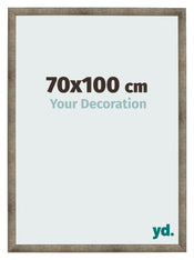 Fotokader 70x100 cm Metaal Vintage MDF Bologna Voorzijde Maat | Yourdecoration.be