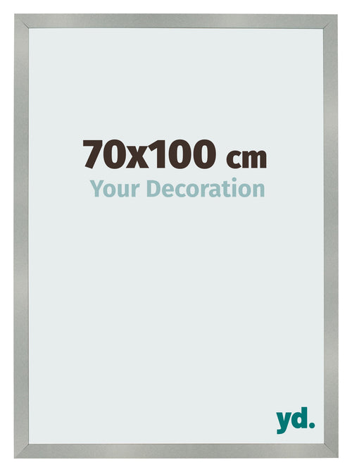 Fotokader 70x100cm Aluminium Geborsteld MDF Bologna Voorzijde Maat | Yourdecoration.be