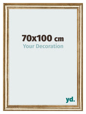 Fotokader 70x100cm Goud Antiek MDF Lazio Voorzijde Maat | Yourdecoration.be