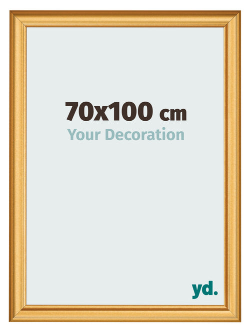 Fotokader 70x100cm Goud Mat MDF Lazio Voorzijde Maat | Yourdecoration.be