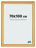 Fotokader 70x100cm Goud Mat MDF Lazio Voorzijde Maat | Yourdecoration.be