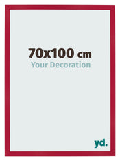 Fotokader 70x100cm Rood MDF Bologna Voorzijde Maat | Yourdecoration.be