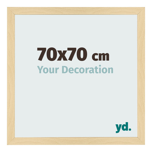 Fotokader 70x70cm Beuken Decor MDF Bologna Voorzijde Maat | Yourdecoration.be
