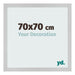 Fotokader 70x70cm Edelstaal MDF Bologna Voorzijde Maat | Yourdecoration.be