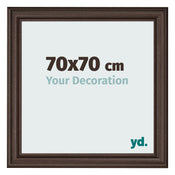 Fotokader 70x70cm Eiken Donker MDF Lazio Voorzijde Maat | Yourdecoration.be
