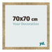 Fotokader 70x70cm Goud Antiek MDF Bologna Voorzijde Maat | Yourdecoration.be