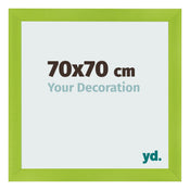 Fotokader 70x70cm Groen MDF Pisa Voorzijde Maat | Yourdecoration.be