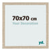 Fotokader 70x70cm Sonoma Eiken MDF Bologna Voorzijde Maat | Yourdecoration.be