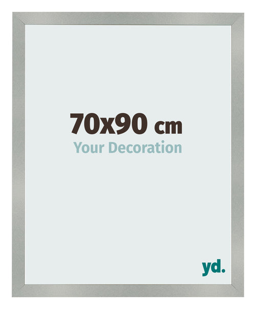 Fotokader 70x90cm Aluminium Geborsteld MDF Bologna Voorzijde Maat | Yourdecoration.be