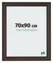Fotokader 70x90cm Eiken Donker MDF Lazio Voorzijde Maat | Yourdecoration.be
