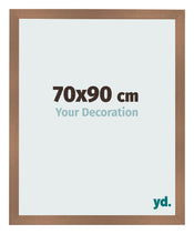 Fotokader 70x90cm Koper Decor MDF Bologna Voorzijde Maat | Yourdecoration.be