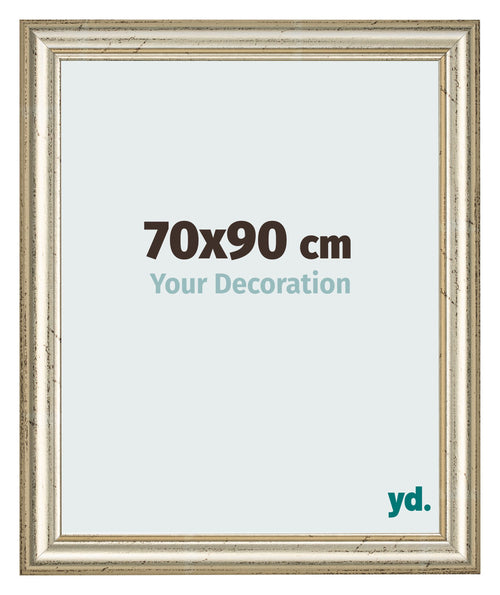 Fotokader 70x90cm Metaalglans MDF Lazio Voorzijde Maat | Yourdecoration.be