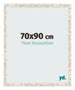 Fotokader 70x90cm Wit Vintage MDF Bologna Voorzijde Maat | Yourdecoration.be