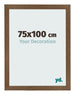 Fotokader 75x100 cm Eiken Rustiek MDF Bologna Voorzijde Maat | Yourdecoration.be