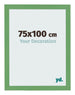 Fotokader 75x100 cm Groen MDF Bologna Voorzijde Maat | Yourdecoration.be