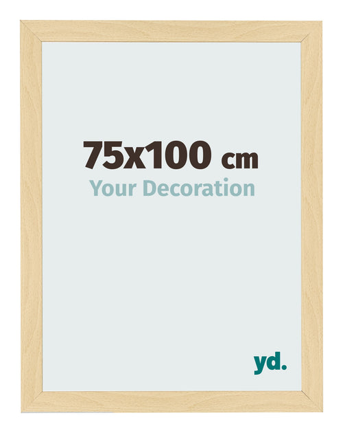 Fotokader 75x100cm Beuken Decor MDF Bologna Voorzijde Maat | Yourdecoration.be