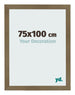 Fotokader 75x100cm Brons Decor MDF Bologna Voorzijde Maat | Yourdecoration.be